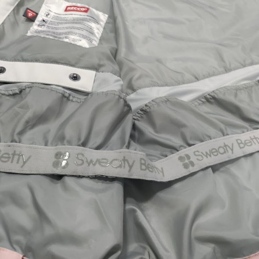 Sweaty Betty Method Hybrid Ski Jacket Faux Fur Hood Women's M, No Belt - Picture 10 of 15